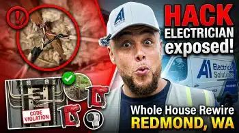 Whole House Rewire in Redmond, WA